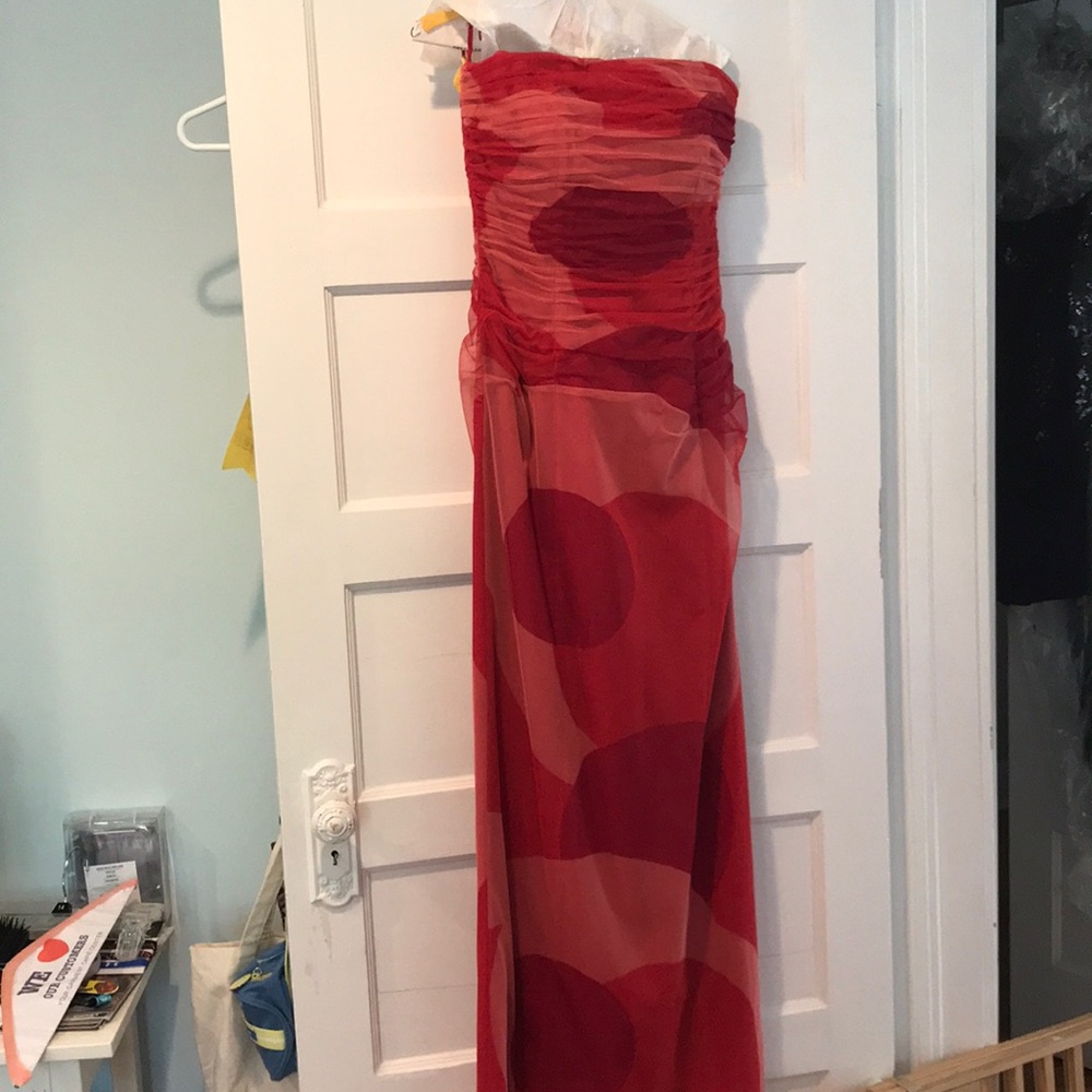 Off the shoulder formal dress